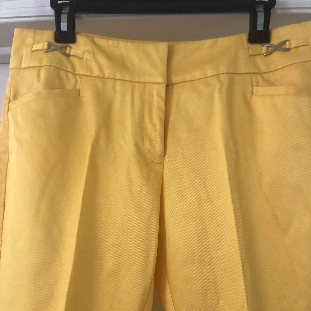 7th avenue women yellow pants - Picture 8 of 16